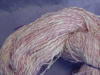 "Pink Bunny" Handspun by Teresa 225 yds 2 ply